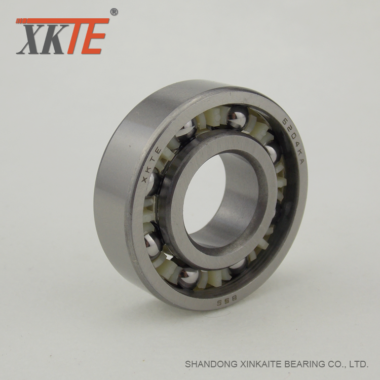 Low Coefficient Friction Polyamide Bearing 6204 For Roller