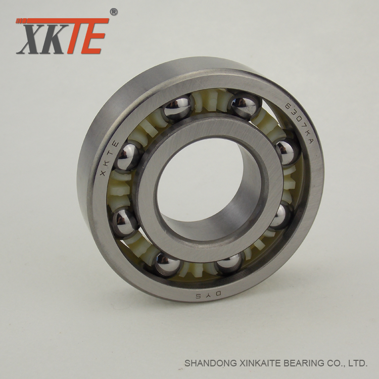 PA 66 Cage Bearing For Mining Conveyor Idler Roller