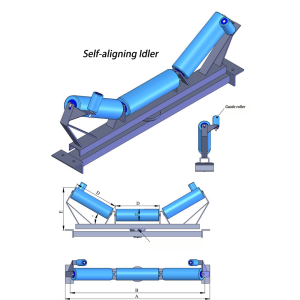Belt Conveyor Self-aligning Idler Spare Parts