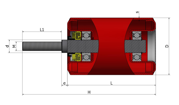 Mineral Belt Conveyor Guide Idlers Spare Parts